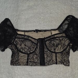 Black Lace Top